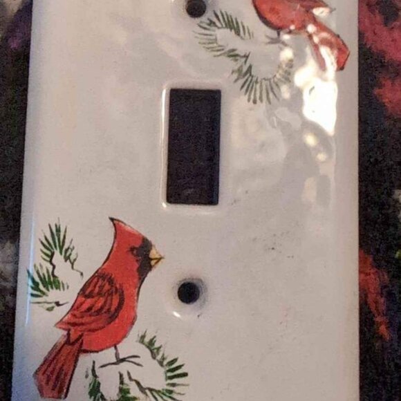 Single Toggle Cardinal Light Switch Covers - Picture 1 of 5